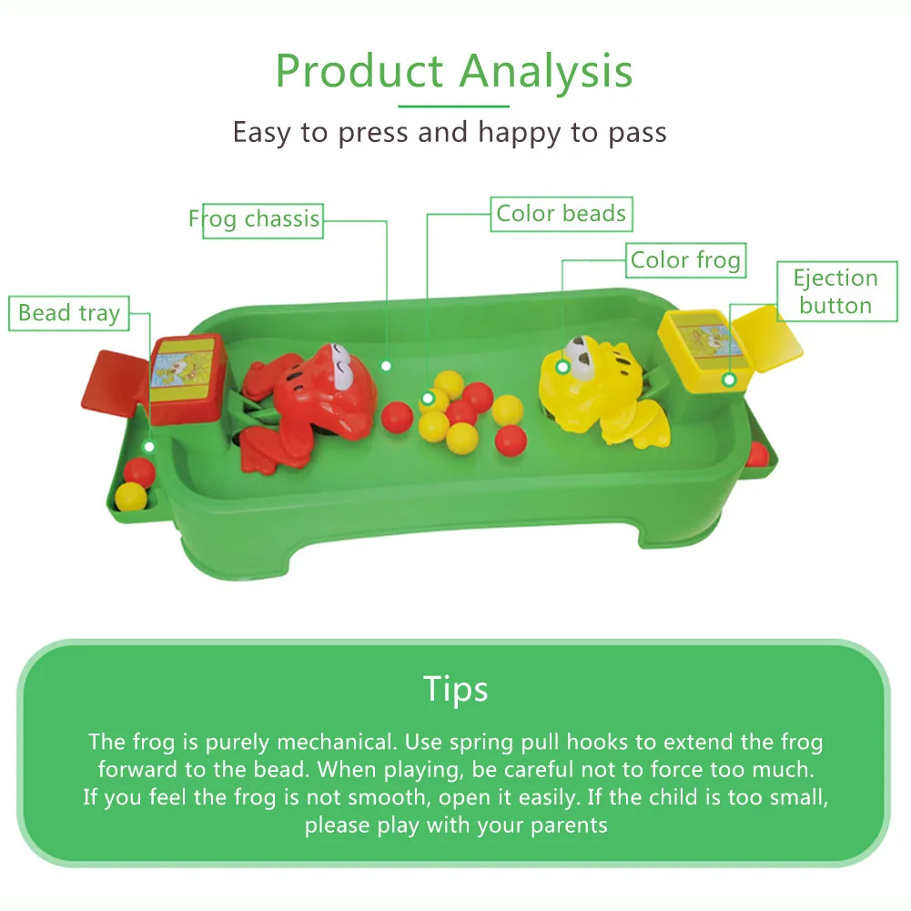 Игрушка для мальчика лягушка, чтобы есть бобы детские развивающие игрушки родитель-ребенок интерактивный Настольный захват Бисер для игр тарелка забавная игра-Паззл