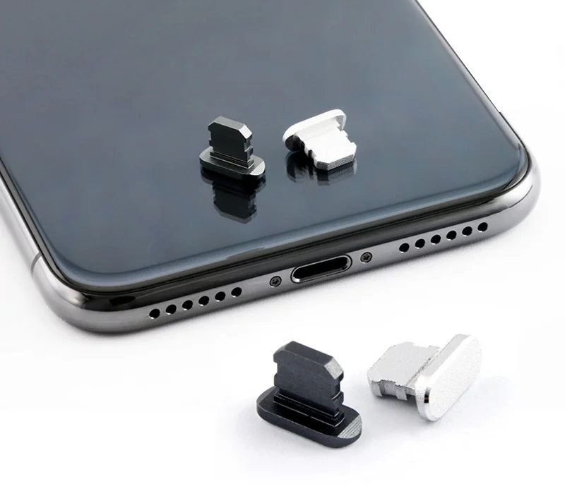 Алюминиевая пыль штепсельная Вилка для iPhone 11 Pro Max 8 7 6 6S Plus зарядный порт пылезащитные пробки телефоны для iPhone 11 Аксессуары Para Celular