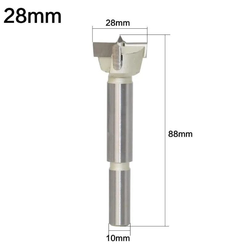 1 шт- ЧПУ твердосплавный деревообрабатывающий фрезерный станок, сверло по дереву, Замочная скважина деревянная дверь Сверло по дереву - Длина режущей кромки: 28mm