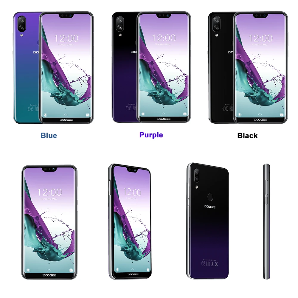 Смартфон DOOGEE N10 4G LTE 3+32 Гб 5 84'' FHD+19:9 камера 16 мп Android 8.1 аккумулятор 3360