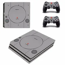 Стильная виниловая наклейка PS1 для консоли Sony PlayStation 4 и 2