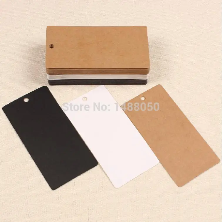 Free Shipping 2014 New Arrival Blank Kraft Paper Hang Tags Wedding ...
