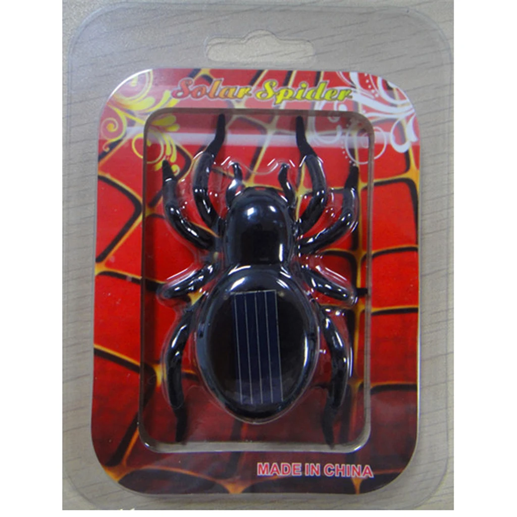 Novelty Kids Solar Powered Toy Mini Solar Spider Educational Robot Toy for Boys Girl Classic Toy