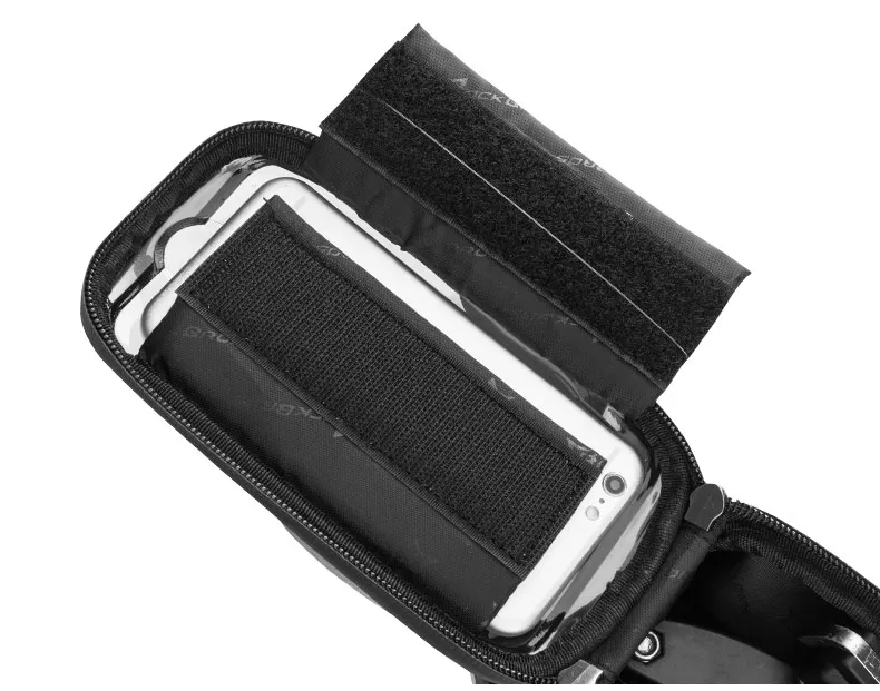 Flash Deal ROCKBROS Bike Bag Front Phone Bicycle Bag For Bicycle Tube Waterproof Touch Screen Saddle Package For 5.8 /6 Bike Accessories 14
