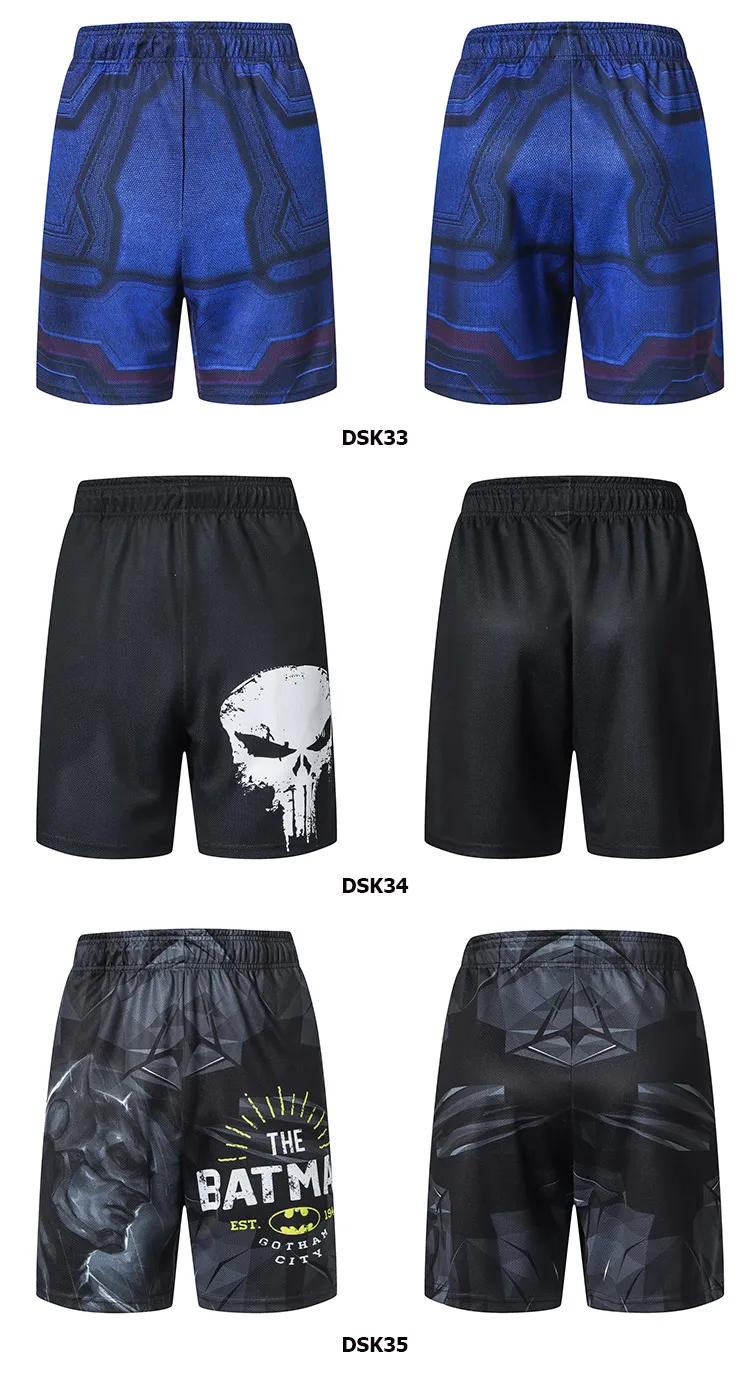 Men's Wonderful Multi Design Printed Shorts Display 2