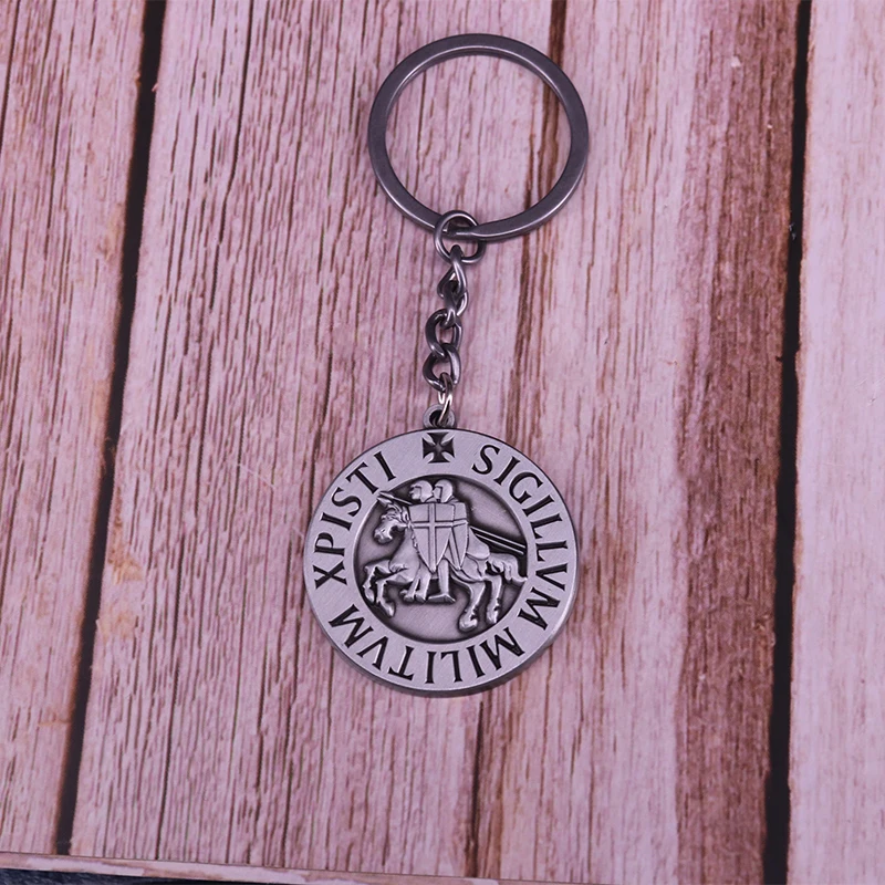 Рыцари Templar брелок для ключей с фигуркой тюленя Crusaders Solomons Temple Key men Masonic gift|Брелоки|