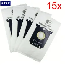 NTNT 15 pcs Vacuum Cleaner Bags Dust Bag Filter Bag for FC8202 FC8312 FC8390 FC8406 FC9000