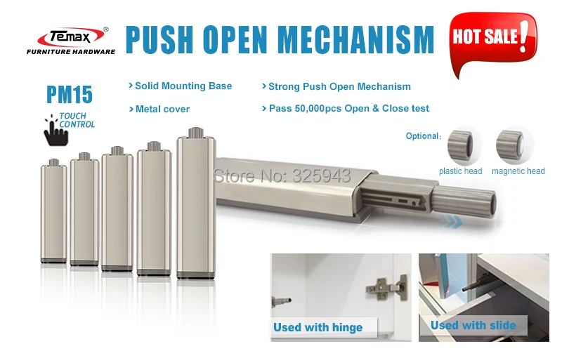 New Generation 50pcs Cabinet Door Drawer Push To Open System Damper New Generation 50pcs Cabinet Door Drawer Push To Open System Damper Buffer Anti Collision Mute Furniture In Stops From Home Improvement On