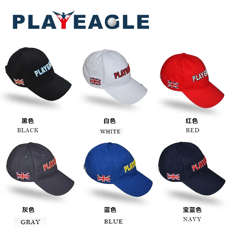 

2018 PLAYEAGLE Brand Breathable Quick Dry Cotton Snapback Caps Adjustable Baseball Hats Adult Outdoor Sports Golf Caps