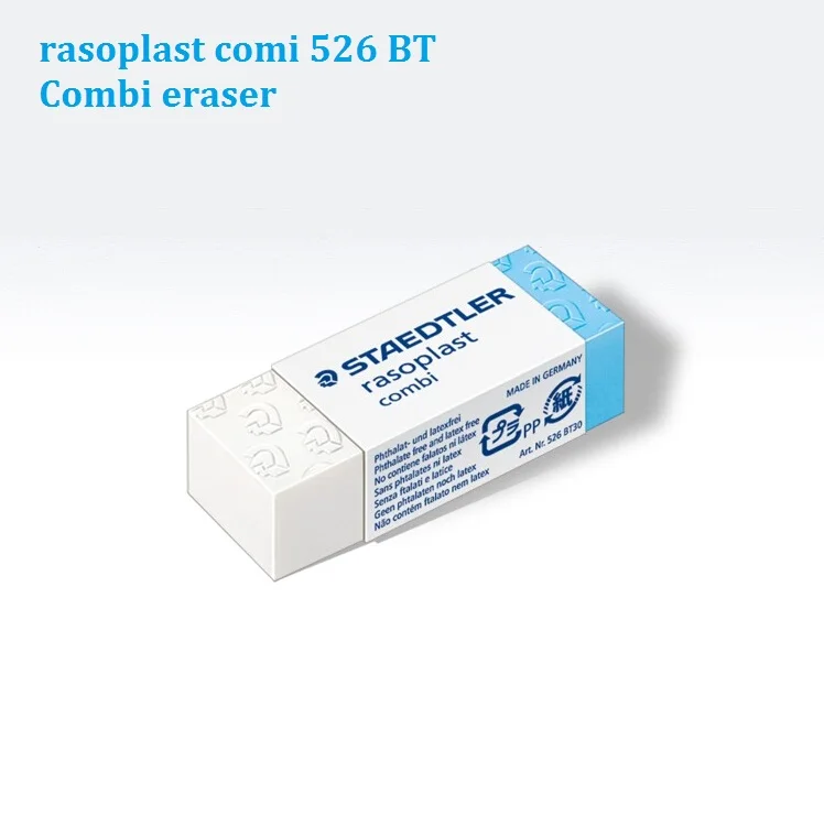 Ластик rasoplast combi No.526 BT Стандартная Голубая часть ластика для чернил на бумаге