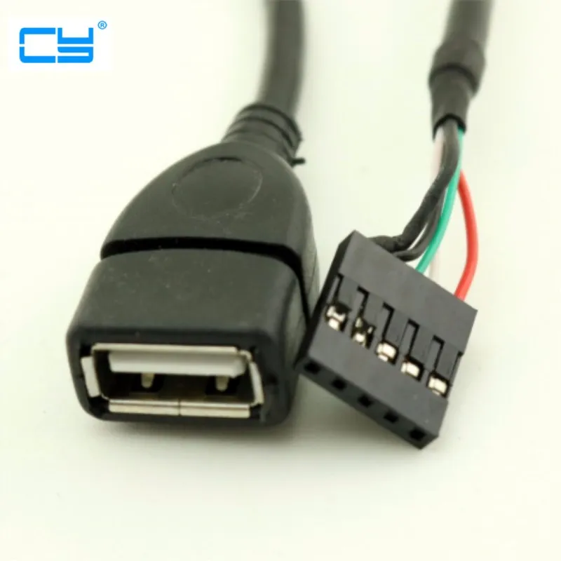 5 шт. 10 см USB 2 0 Тип A разъем к Dupont контактный для передачи данных кабель адаптера