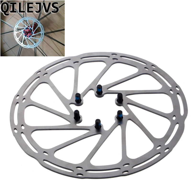 QILEJVS Bike Brake Rotor Stainless 160mm 6 Bolts Brake Disc Rotors Road