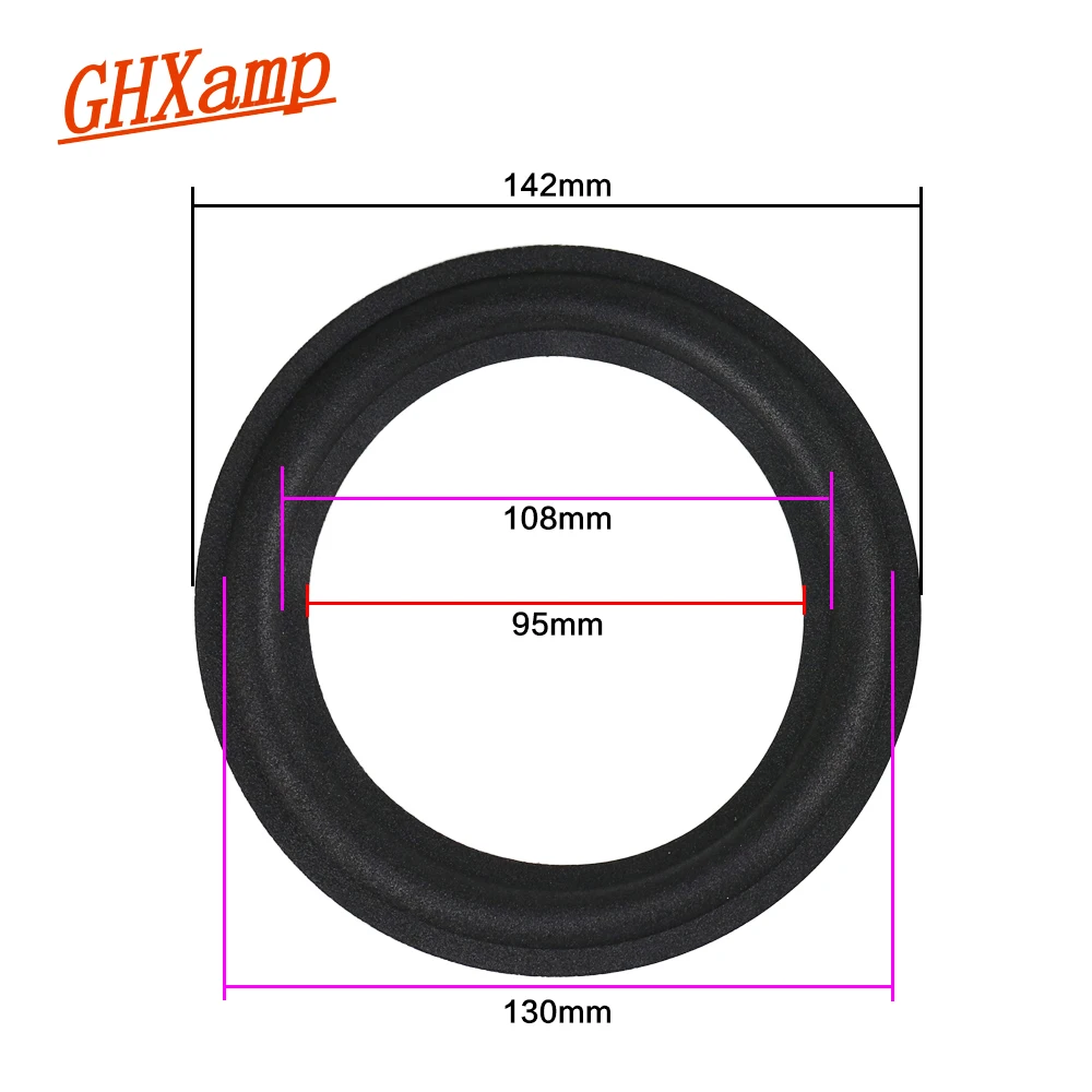 10pcs 5.5/" inch Speaker Foam Edge Speaker Surround Home Audio Repair DIY