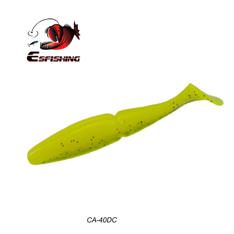 Esfishing мягкие приманки Shad Easy Shiner 50 мм 70 мм 1,2 г 3,8 г Leurre Souple рыболовные снасти Морская рыбалка Jerkbait белый - Цвет: CA40DC