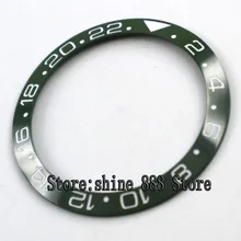 38 мм parnis Зеленый Оливковый керамический ободок вставка для 40 мм GMT мужские часы B2