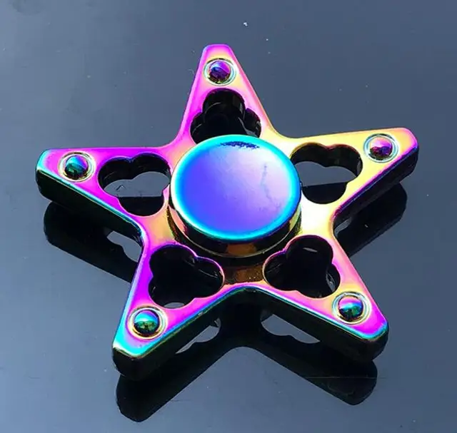 EDC Hand Finger Fidget Spinner With Diamonds Rare Unique Model Fish