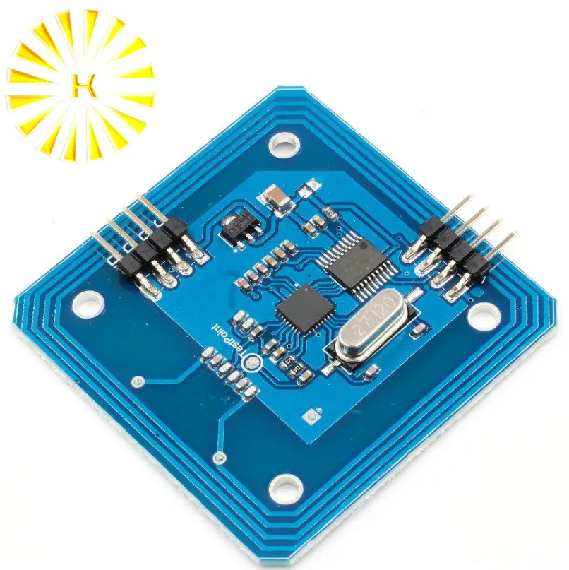 Модуль считывания RFID RC522 серийный 13 56 МГц IC кардридер MFRC522 RF модуль | Электронные