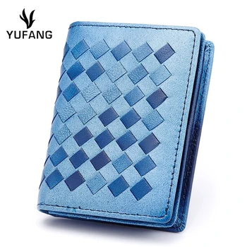 

YUFANG Coin Pocket Men Genuine Leather Card Wallet Large Capacity 50 Business Card Card Pocket Women Sheep Leather Change Wallet