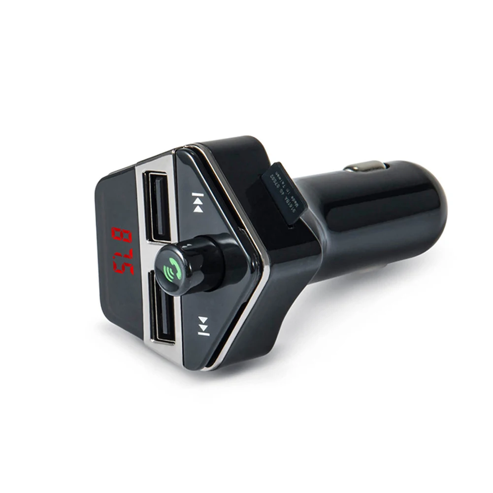 

Car Hands-free Bluetooth Stereo MP3 Music Player FM Transmitter Dual USB Charger