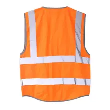 Высокая видимость светоотражающий жилет рабочая одежда жилет безопасности мульти карман светоотражающие полосы флуоресценции