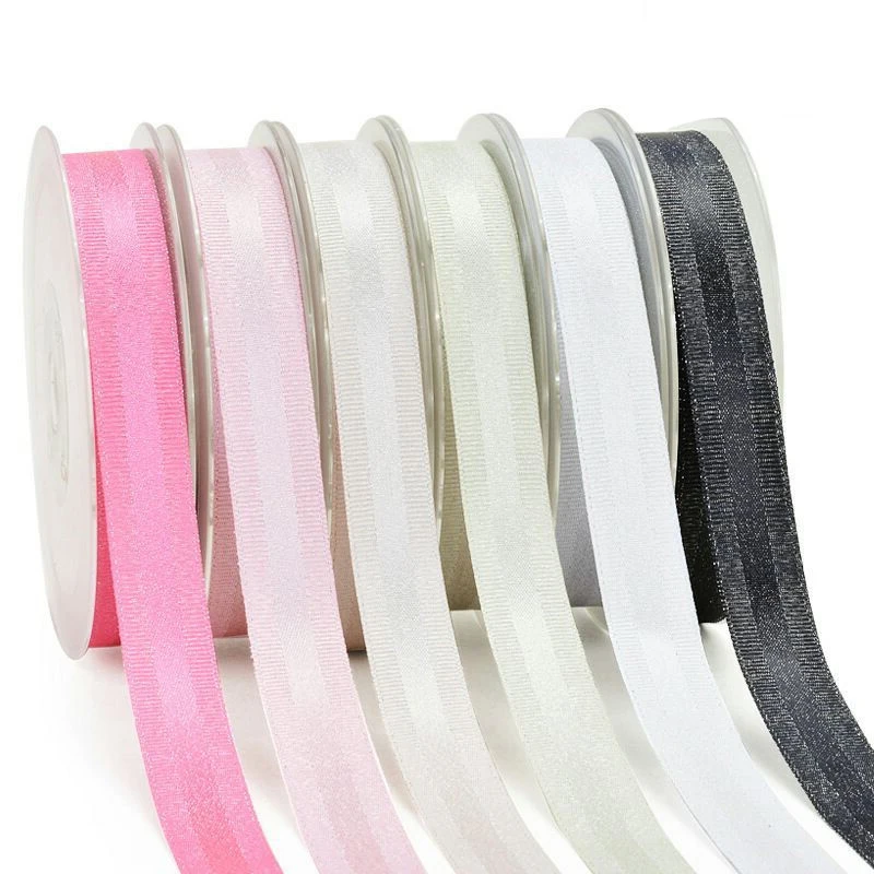 New 1-1/2 38mm silver powder ribbon 10 y / 50 DIY handmade materials gift wrap hair bow wedding birthday grosgrain tire | Дом и сад