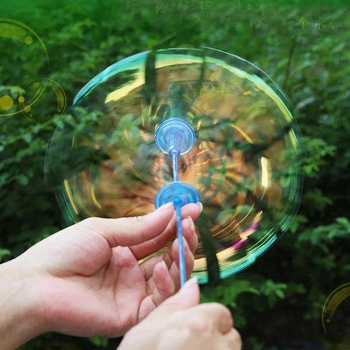 1Pcs Funny Popular Soap Bubble Colorful Shook Stick Blowing Bubble Play Outdoor Activety Wands Toys Amused for Children Kid Baby