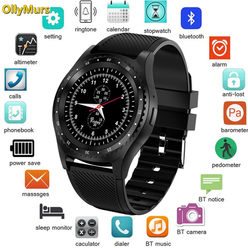 

2019 New Smart Watch Men Women Bluetooth Touch Screen Waterproof Sports Smartwatch Support SIM Card Reloj inteligente +Box