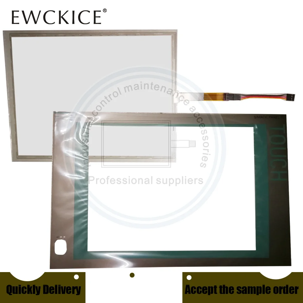 

NEW PANEL 15T 677/877 ROHS A5E00747046 15Inch HMI PLC Touch screen AND Front label Touch panel AND Frontlabel