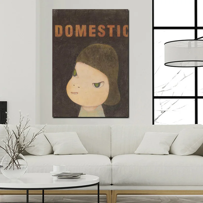 ariel doll Yoshitomo Nara Cartoon Sleepwalking Doll Drawing Japanese Painting HD Print Canvas Art Pictures Poster For Baby Kids Room Decor bratz dolls