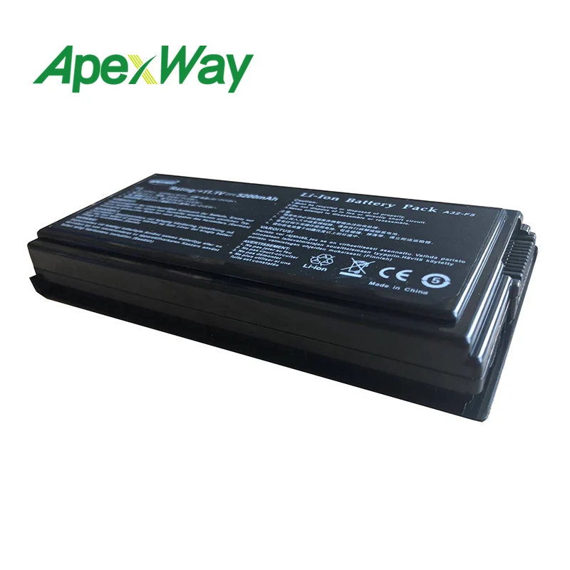 Apexway 6 cell Аккумулятор для ноутбука Asus a32 f5 a32-f5 a32 f5c F5 F5C F5GL F5M F5N F5R F5SL F5Sr F5V F5VI F5Z X50 X50C X50M X50N X50R