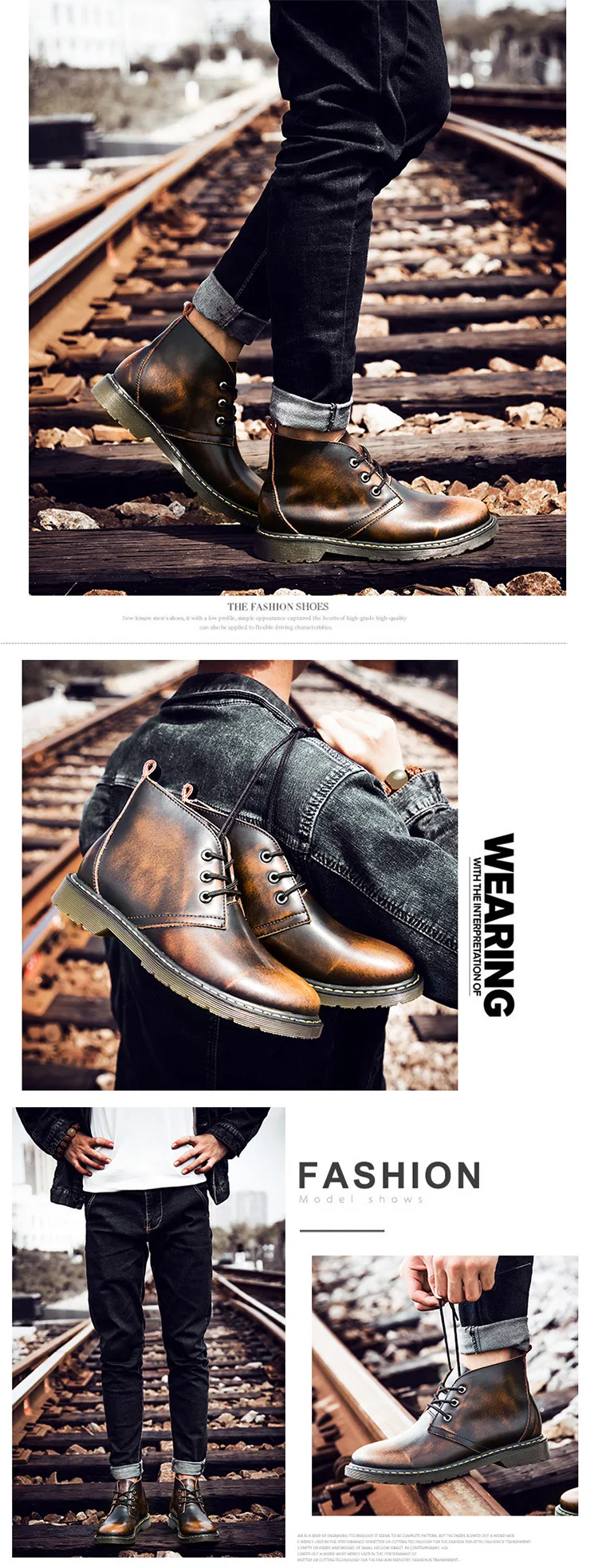 Мужские ботинки в британском стиле для отдыха Осенняя мужская черная кожаная обувь мужские повседневные ботильоны на шнуровке Botas hombre, размеры 39-44, 3001 м