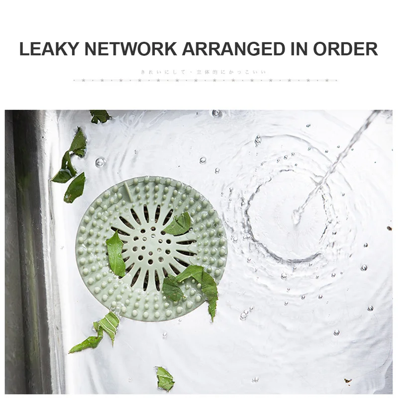

Kitchen Bathroom Sink Hair Filter Anti-blocking Filter Sewer Floor Drain Bathroom Suction Cup Floor Drain Shower Hair Strainer