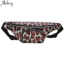 Aelicy, женская сумка на грудь, унисекс, нейтральный, Леопардовый принт, для девушек, сумка через плечо, с блестками, для бега, поясная сумка, Прямая поставка, monederos para mujer
