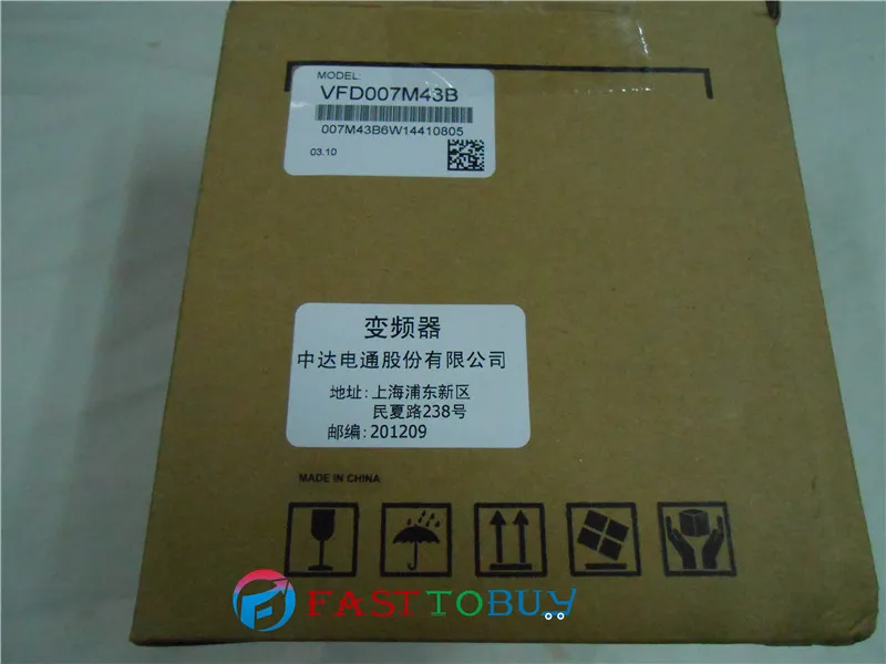 Delta Инвертор VFD привод переменной частоты VFD007M43B 3 фазы 380 в 0 75 кВт 1HP 1 ~ 400 Гц