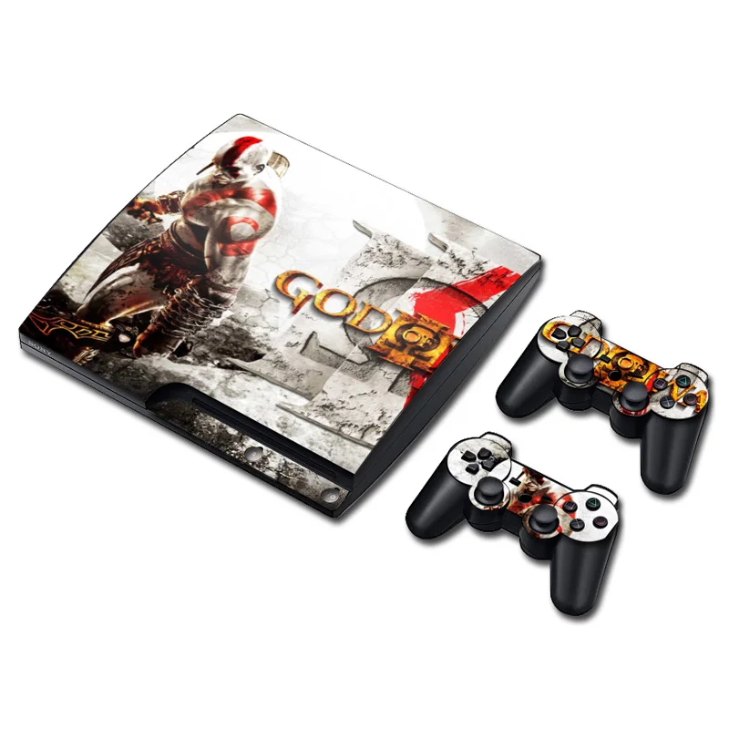 Наклейка для игровой консоли God of War наклейка PS3 Slim PlayStation 3 и контроллеры