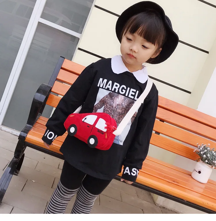 

HEFLASHOR Baby Girl Cute 3D Car Bags Mini Shoulder Bags for children girls boys School Bags crossbody clutch bag Mini Packet