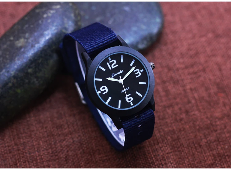 WL 2018 бренд Детский мальчик холст ремешок кварцевые часы Начальная школа подарок на день рождения часы военные часы