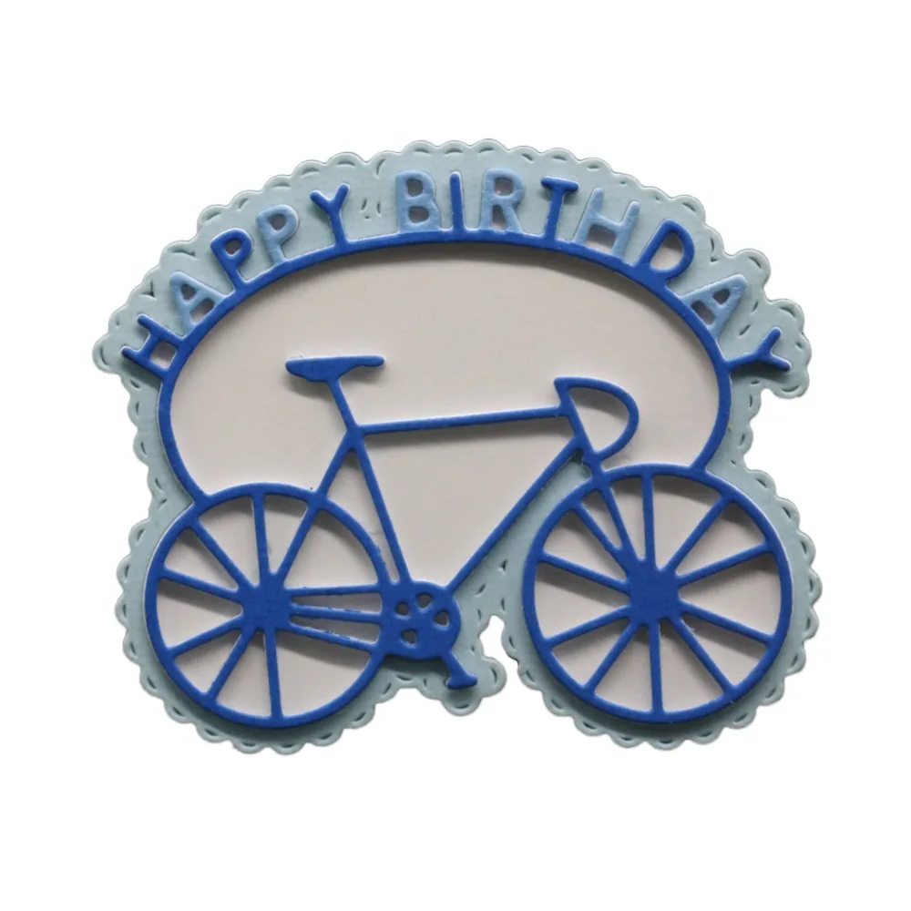 

New bicycle shapes Metal Cutting Dies for Scrapbooking DIY Album Embossing Folder Paper Card Maker Template Decor Stencils Craft