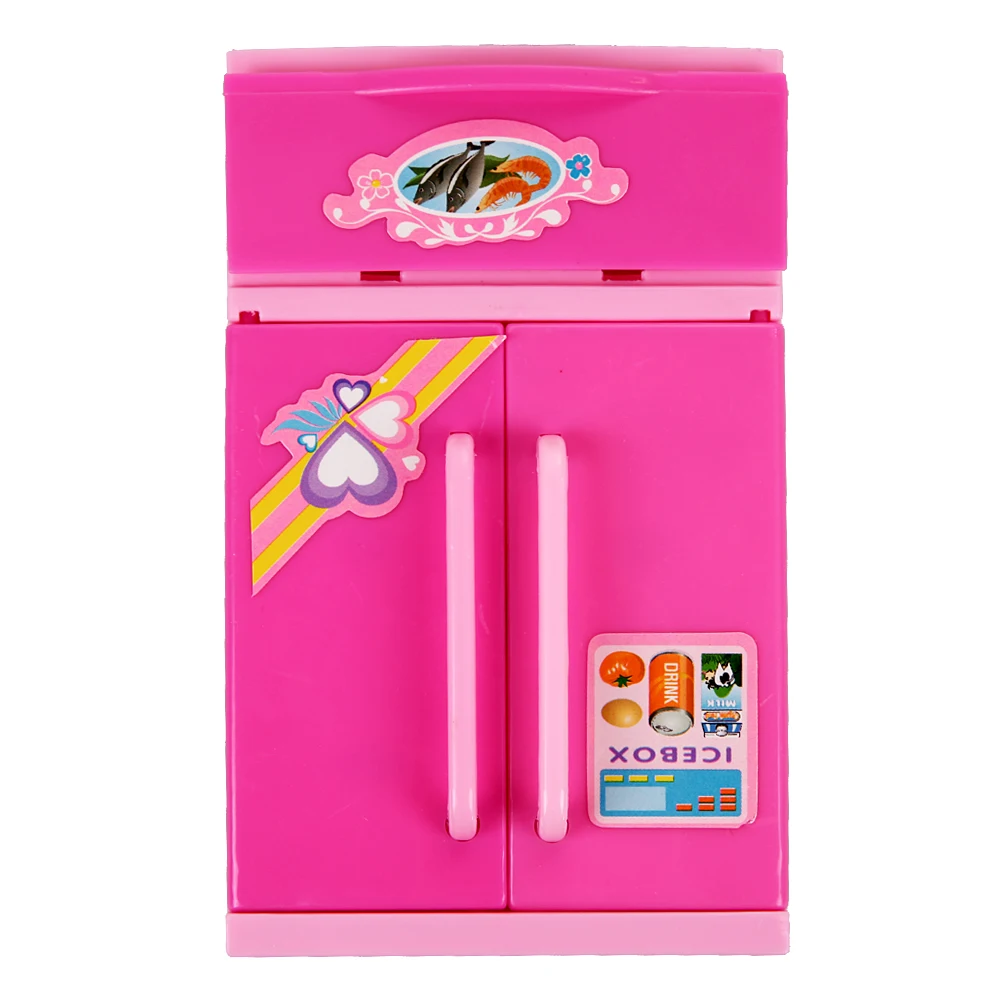 Классические кухонные игрушки холодильник игрушки детям пластиковые притворяться, играть роль холодильник развивающие игрушки девочек