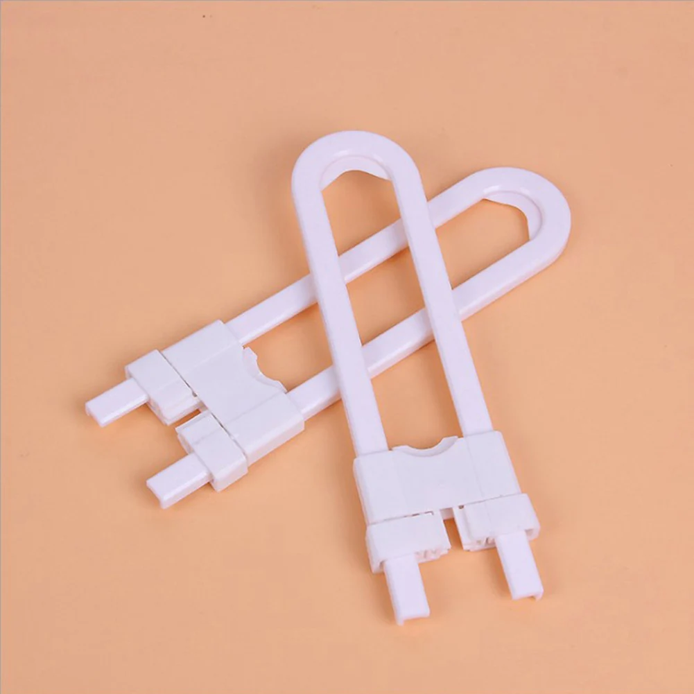 

Baby Safety Lock U Shape Security For Cabinet Children Protection Cupboard Door Drawer WWO66