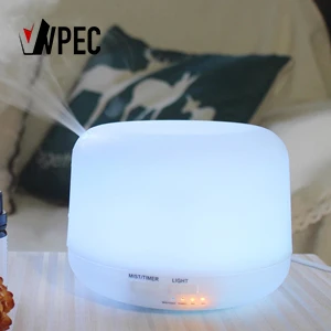

VVPEC 300ml MUJI Style Aroma Diffuser Mist maker 7 Changing LED Light Humidifier for Home