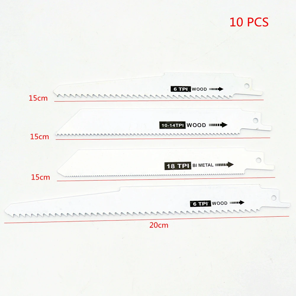 10 шт./компл. "zheijang ningbo" лезвия пила с возвратно-поступательным движением полотна Мульти для лазерной резки древесины металлическая пила с возвратно-поступательным движением полотна Мощность инструменты аксессуары