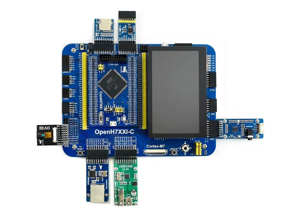 Фоспосылка ительная плата STM32 разработанная для микроконтроллера STM32H743IIT6