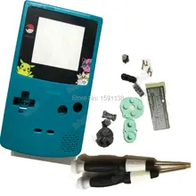 Голубой цвет для Gameboy цветной чехол для геймпада чехол подходит для toNintendo чехол заменить на ограниченное издание объектив экрана с отвертками