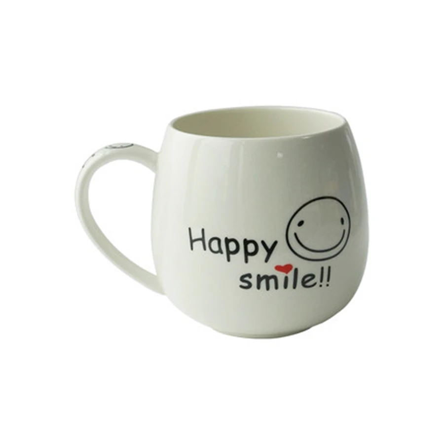 Smiley кофейная чашка керамическая Высокое качество товары для рукоделия Fincan стакан посуда для напитков краткие экологичные кружки DDQ50