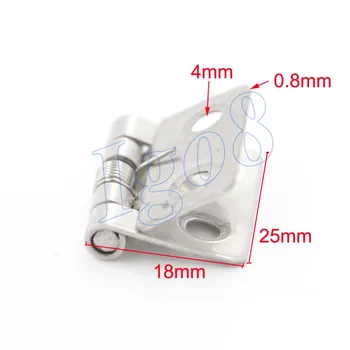 

1 Inch Stainless Steel Hinge Spring Hinge Elastic Hinges 10PCS