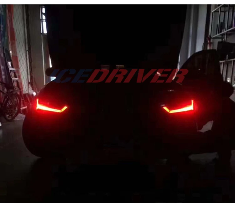 Icedriver для AUDI A6 S6 DRL RGB многоцветный светодиодный доски 2013- Противотуманные фары красные, синие демон освещение для глаз лампы