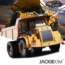 High simulation 1 50 CAT heavy construction vehicles Alloy Pull Back cars Heavy tub transport car