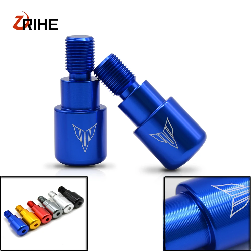 CNC Motorcycle Handlebar Ends Grips Slider Motorbike Handler Bar Plug for YAMAHA MT-07 2014 2015 mt 07 mt07 2016 7/8"