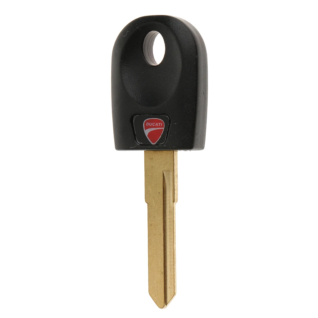 Black Ducati Motorcycle Blank Key Uncut Blade For DUCATI 748 749 848 999 1098 1198 Monsters S2R/S4/S4R/ST3 4 x 0.9 cm